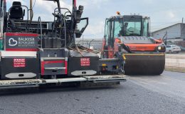 Gönen’de sanayi esnafının yol çilesi bitti